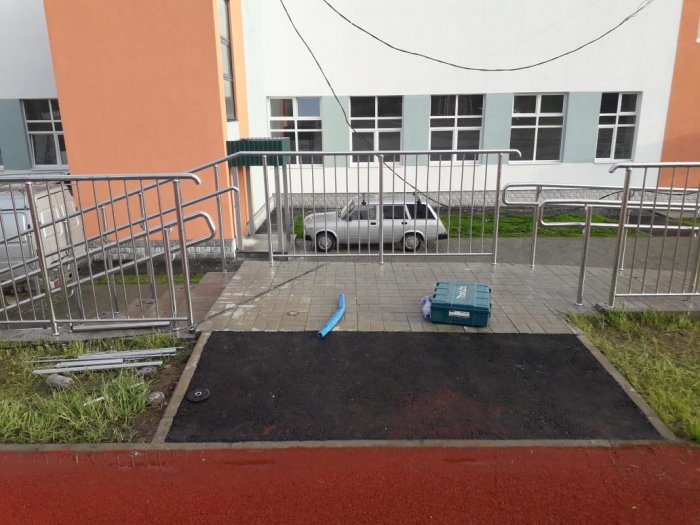 Ограждения для МАО СОШ №1 им. Б.С. Суворова, В. Пышма