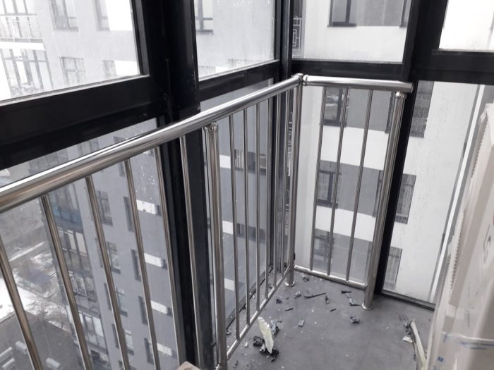 Ограждение панорамного балкона