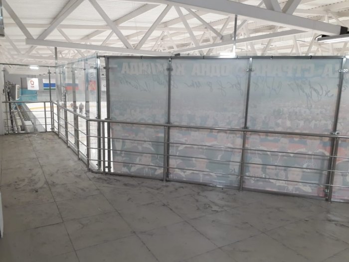 Ограждения второго света. Ледовая арена, Красноуральск