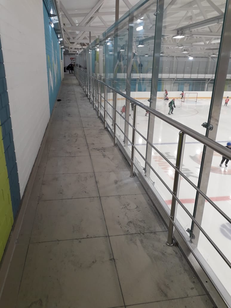 Ограждения для ледовой арены в Красноуральске