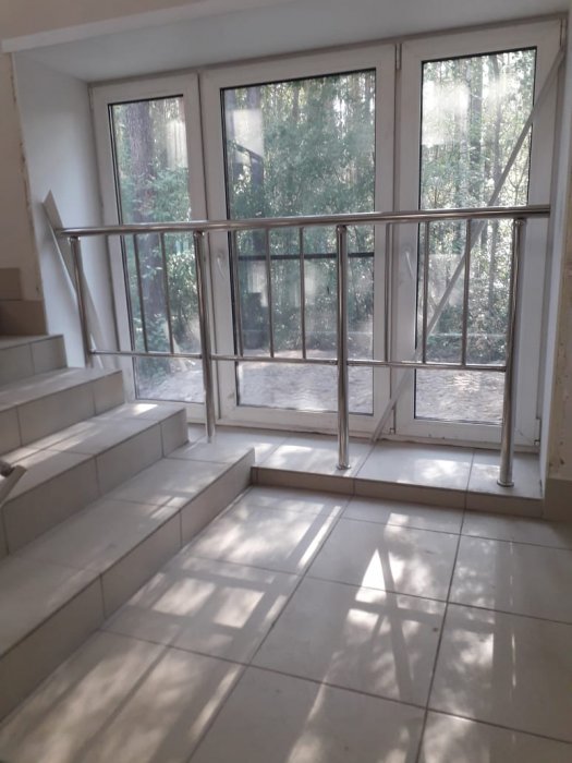 Ограждения в здании санатория «Заречный»