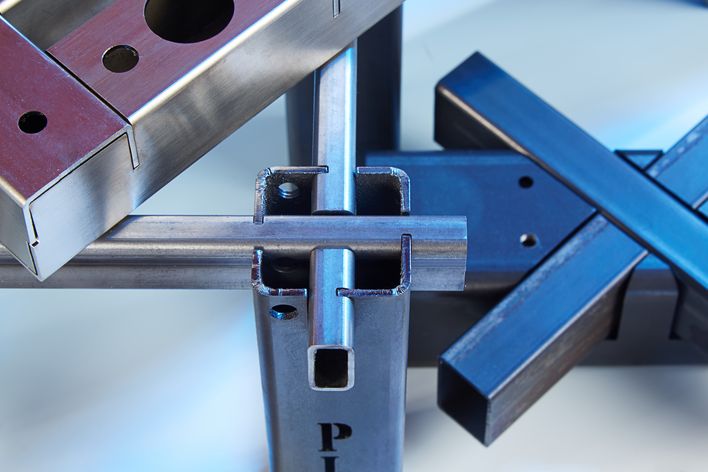 Лазерная резка профильной трубы
