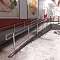 Ограждение крыльца и пандуса для магазина