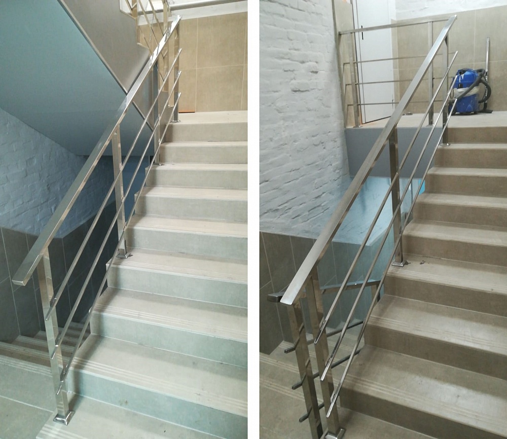 Ограждения лестничного марша, Екатеринбург, ул. Лукиных