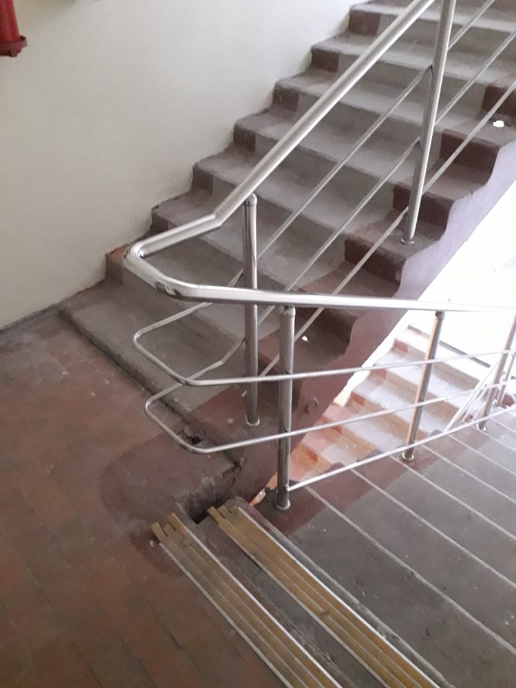 ВСМПО АВИСМА. Верхняя Салда. Ограждение лестницы. Часть 3